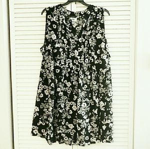 Old Navy V Neck Sleeveless Swing Dress XL
